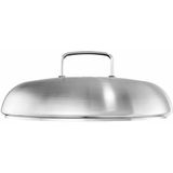 Fissler Originele Profi Collection/roestvrijstalen deksel met hoge ruimte (Ø 28 cm) voor braadpan, potten & pannen