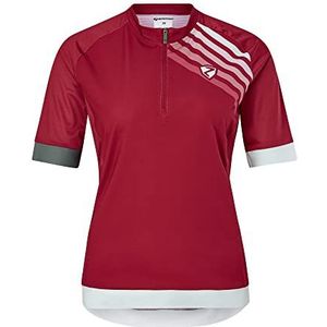 Ziener Naria Fietsshirt/Fietsshirt voor dames, mountainbike/racefiets, ademend, sneldrogend, elastisch, korte mouwen,