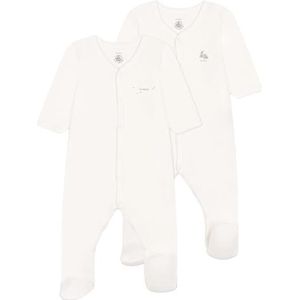 Petit Bateau A09QU Pyjama, slaappak, variant 1, 6 maanden (2 stuks), uniseks baby, Variant 1:, 6 Maanden