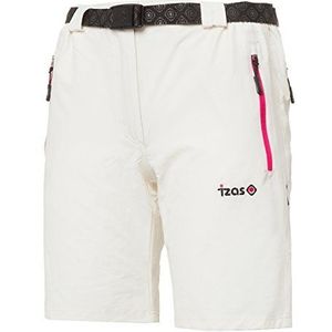 Izas Soar Elastische shorts voor dames, wit/fuchsia, XS