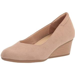 Dr. Scholl's Shoes Voor dames ben je klaar met pumps, taupe microvezel, 41,5 EU, Taupe Microvezel, 41.5 EU