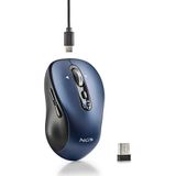 NGS - Infinity-RB - Draadloze Muis - Blauw - Ergonomisch - 2,4 GHz + Bluetooth 5.1