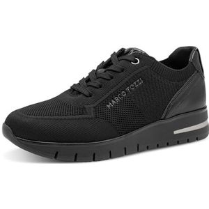 Marco Tozzi Dames 2-23737-44 sneakers, Black Comb, 37 EU, Black Com., 37 EU