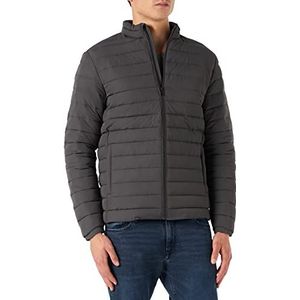 JACK & JONES Heren Jjerecycle Puffer Collar Noos gewatteerd, asphalt, XS