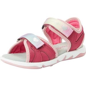 Superfit Pebbles sandalen voor meisjes, Rood Roze 5000, 32 EU Weit