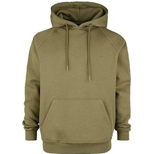 Urban Classics Blanke hoodie Sweatshirt met capuchon heren, tiniolive, XXL