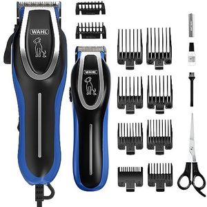 Wahl Complete bruidegom hondentondeuse en trimmerset, tondeuse voor honden, volledige vachtverzorging, geluidsarme snoertondeuse, huisdierentrimmers, bruidegom huisdieren thuis