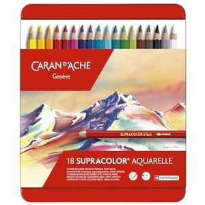 Caran D'Ache Supracolor Soft Potloden, diverse kleuren (kleur van 18)