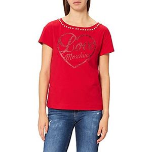 Love Moschino Womens T-Shirt, RED, 44