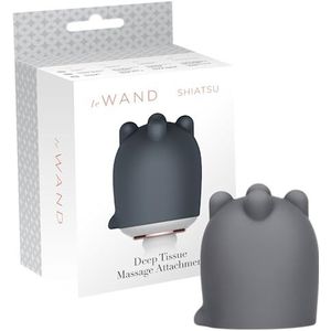 Le Wand Shiatsu Deep Tissue Massage Attachment, Grey OS