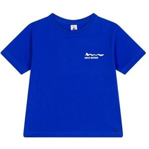 Petit Bateau T-shirt met korte mouwen voor jongens, Blauw, 8 Jaren