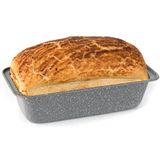Salter BW02776G Broodpan uit de Marblestone Collection, broodbakvorm met antiaanbaklaag, ideaal voor brood, gebak en terrein, 27 cm, grijs