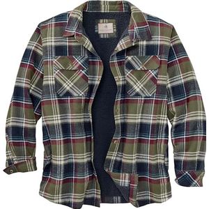 Legendary Whitetails Heren Deer Camp Berber gevoerd flanellen overhemdjack