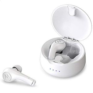 Motorola VerveBuds 500 - Bluetooth compleet draadloze in-ear hoofdtelefoon en headset - 3+6 uur - Alexa, Siri, Google Assitant - wit