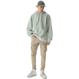 LTB Jeans Heren Cimaga Sweatshirt, Aqua Gray 12417, S