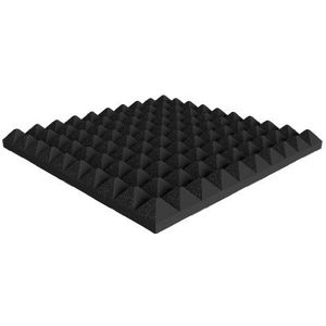 Saturnus piramide 600 X 600 X 50Mm - houtskool - pak van 10