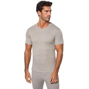 Abanderado 1 x thermo-T-shirt met korte mouwen, voor de winter, Grijs, M