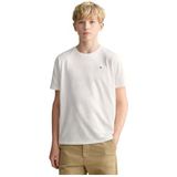 T-shirt - Effen - Jersey - Kwartmouw - Normale Pasvorm