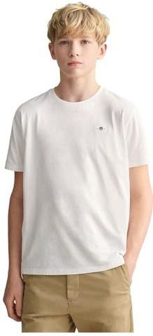 T-shirt - Effen - Jersey - Kwartmouw - Normale Pasvorm