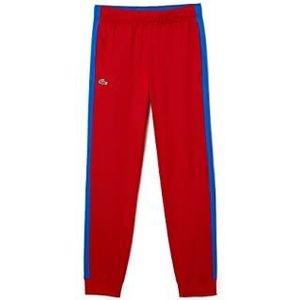 Lacoste Sportbroek voor heren, Rood/Marina Wit, XS