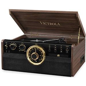 Victrola Empire 6-in-1 Bluetooth-platenspeler Music Center, Expresso