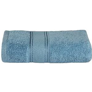 Homemania Douchehanddoek voor gezicht, handen, badkamer, katoen, lichtblauw, 90 x 140 cm