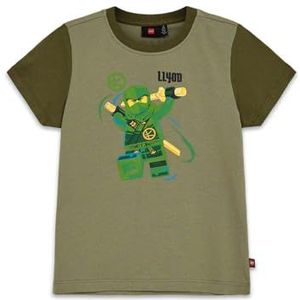 LEGO T-shirt voor kinderen, licht olijfgroen, 152