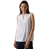 Street One Blousetop voor dames, wit, 34