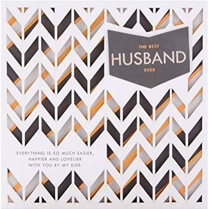 Verjaardagskaart voor echtgenoot van Hallmark - geometrisch lasergesneden ontwerp