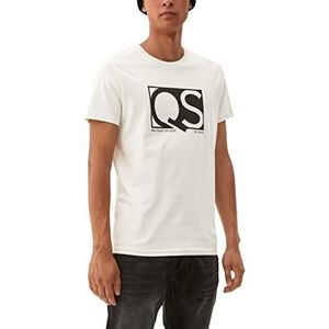 Q/S designed by Heren T-shirt met korte mouwen, wit, XS