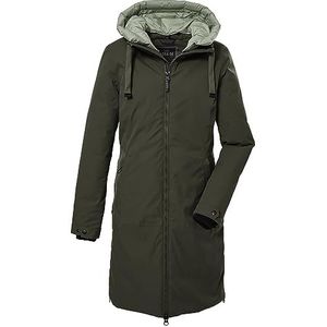 G.I.G.A. DX Dames Functionele parka met afneembare capuchon/waterdichte parka GW 2 WMN PRK, dark olive, 46, 39828-000