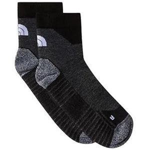 The North Face - Hiking Quarter - Unisex Wandelsokken - Zwart Grijs - Demping bij Enkel en Achillespees