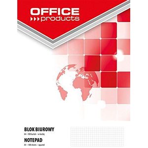 OFFICE PRODUCTS 16040011-99 notitieblok A4, geruit, 100 vellen, 70 g/m2