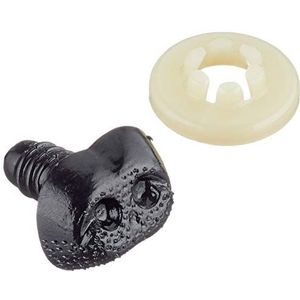 GLOREX Neus, kunststof, zwart, 10,7 x 9,4 x 2,2 cm, 25 stuks