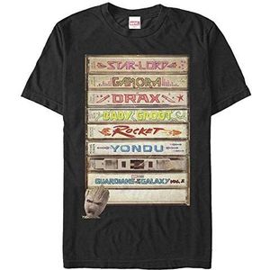 Marvel GOTG 2 - We Is Groots Unisex Crew neck T-Shirt Black S