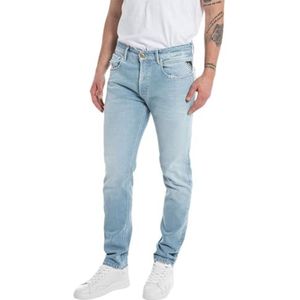 Replay Heren M1008 Willbi Original Jeans, Superlight Blue 011, 28W / 32L, Superlight Blue 011, 28W / 32L