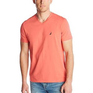 Nautica Men's Short Sleeve Solid Slim Fit V-Neck T-Shirt