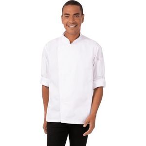 Chef Works Hartford Cool Vent Chef Jas voor heren, Wit, 4XL