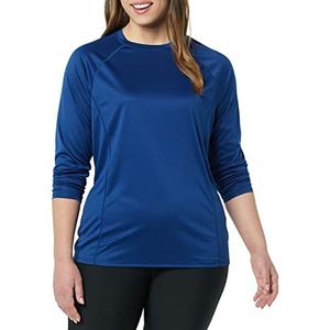 Amazon Essentials Dames Rash Guard lange mouw, marineblauw, X-Small