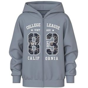 NAME IT - NKMVOLTINUS - Sweatvest - Navy / Smoky Blue / Wit