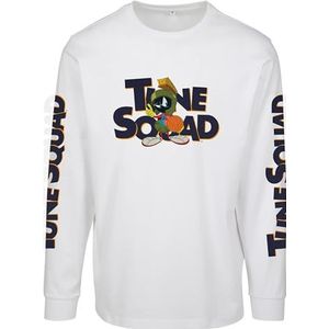 Mister Tee Space Jam Dames T-Shirt Lola Bunny Basketball Tee met frontprint, in de kleuren wit en zwart, maat XS tot XL, wit, M