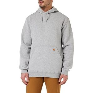 Carhartt Halfzwaar sweatshirt met losse pasvorm voor heren met capuchon, heather grey, XXL