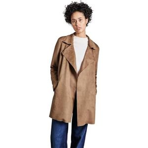 Blazer - Creamy Brown - Met Reverskraag - Ritszakken