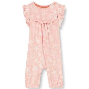 Noppies Baby Girls Jumpsuit Cedar mouwloos allover print, Peach Beige - N174, 68 cm