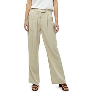Peppercorn Maloria broek met wijde pijpen voor dames, 2105 Veer Grijs, 32