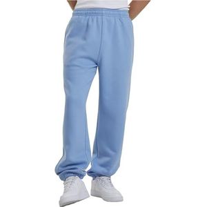 Urban Classics Heren sportbroek fluffy sweatpants, casual sportbroek voor mannen, losse pasvorm, maten S-5XL, Powderblue, 4XL