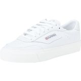Superga 3843 - Tennisschoenen - Wit - Leer Bovenwerk - Rubber Buitenzool