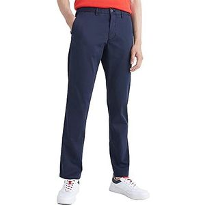 Tommy Hilfiger Geweven broek voor heren, Blauw (Woestijnhemel), 31W / 34L