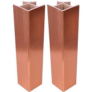 cyclingcolors 2 x plinten, plinten, voor meubels, keuken, sokkel, meerhoek, 120 mm, koper, 90°
