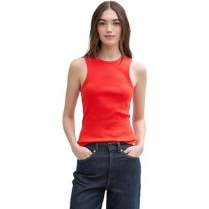 Tom Tailor - 1045414 - Tanktop - Scharlakenrood - Mouwloos